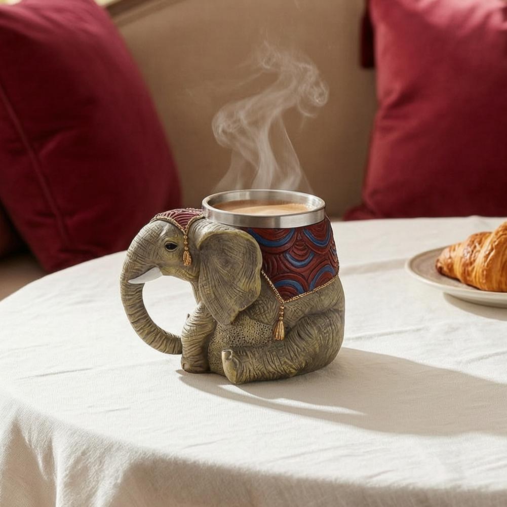 Coffee Equipment Eu - Кружка-слон из смолы, кофейная чашка в