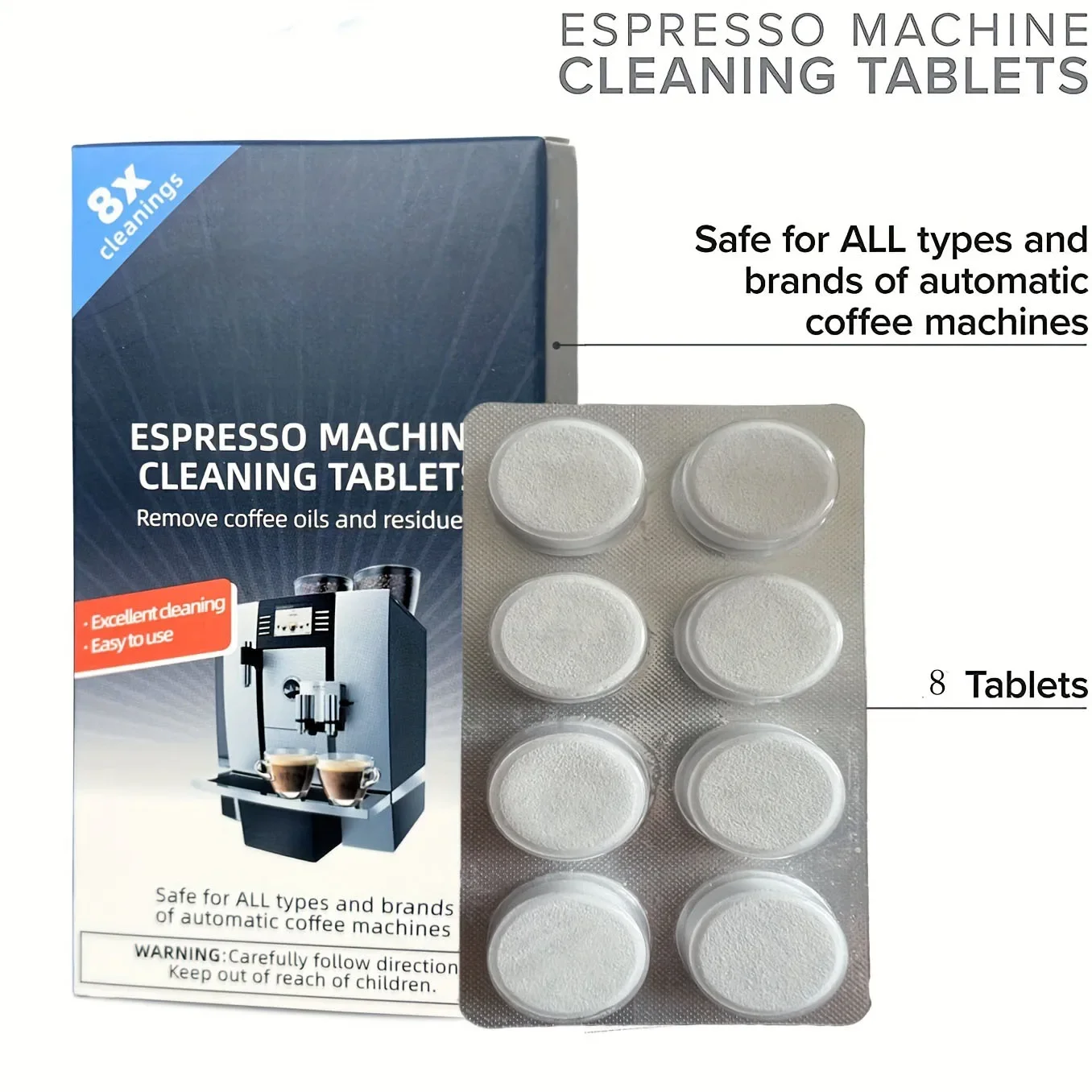 Backflush Tablet Cleaner - Таблетки для чистки кофемашин: удаление накипи,